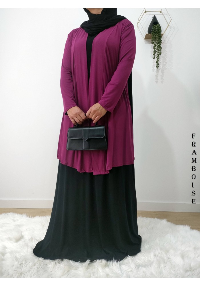 Gilet Long Femme en Viscose – Fabrication Française