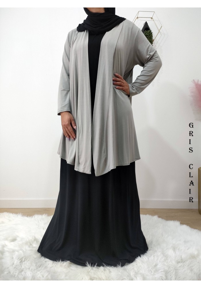 Gilet Long Femme en Viscose – Fabrication Française