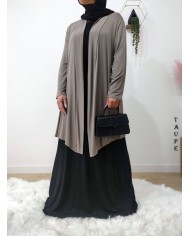 Gilet Long Femme en Viscose – Fabrication Française