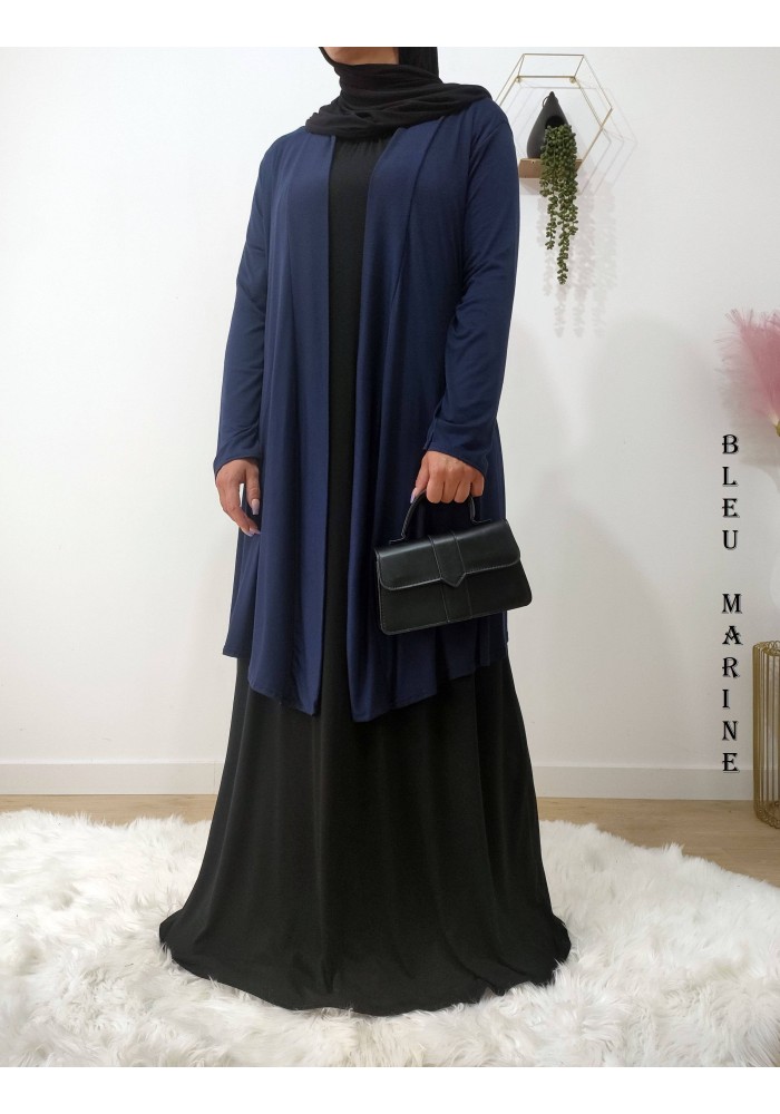 Gilet Long Femme en Viscose – Fabrication Française