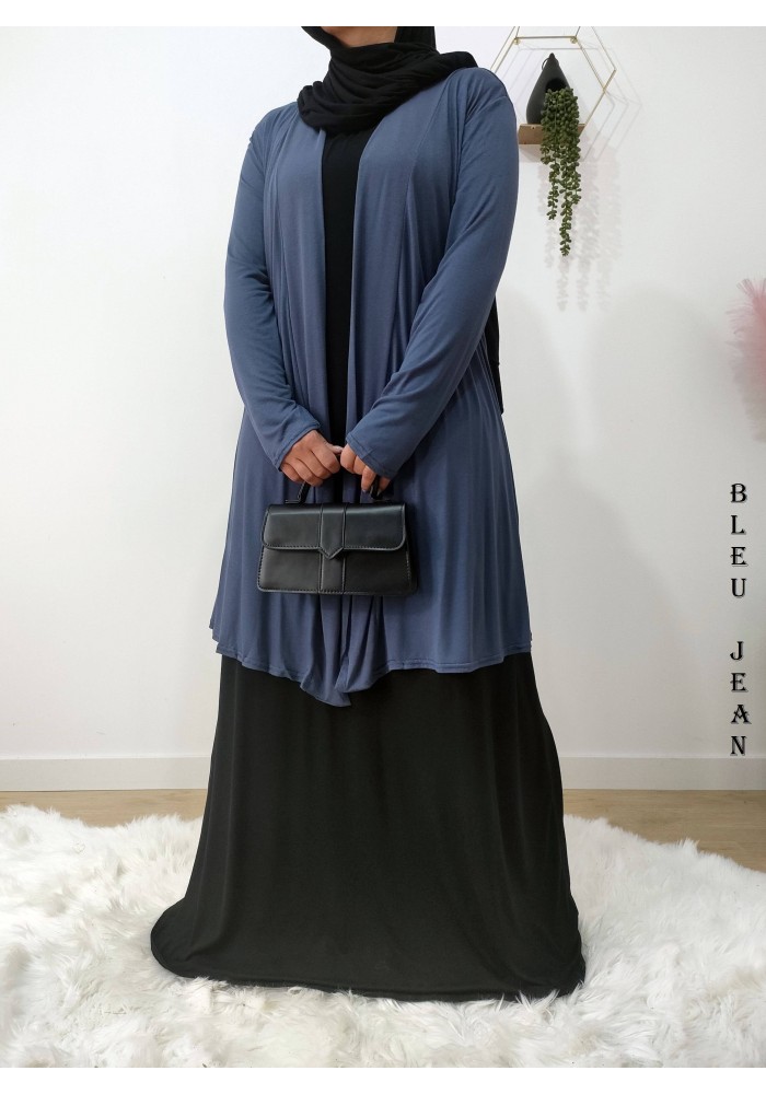 Gilet Long Femme en Viscose – Fabrication Française