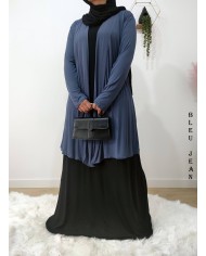 Gilet Long Femme en Viscose – Fabrication Française