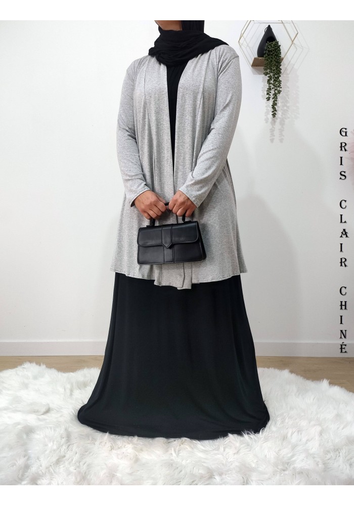Gilet Long Femme en Viscose – Fabrication Française