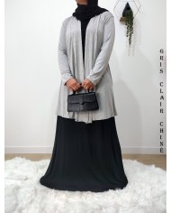 Gilet Long Femme en Viscose – Fabrication Française