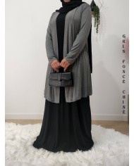 Gilet Long Femme en Viscose – Fabrication Française