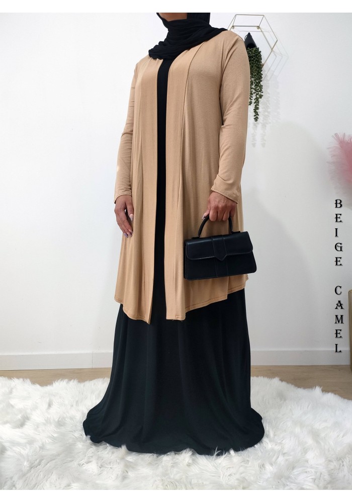 Gilet Long Femme en Viscose – Fabrication Française