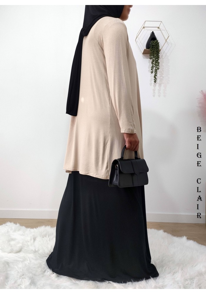 Gilet Long Femme en Viscose – Fabrication Française