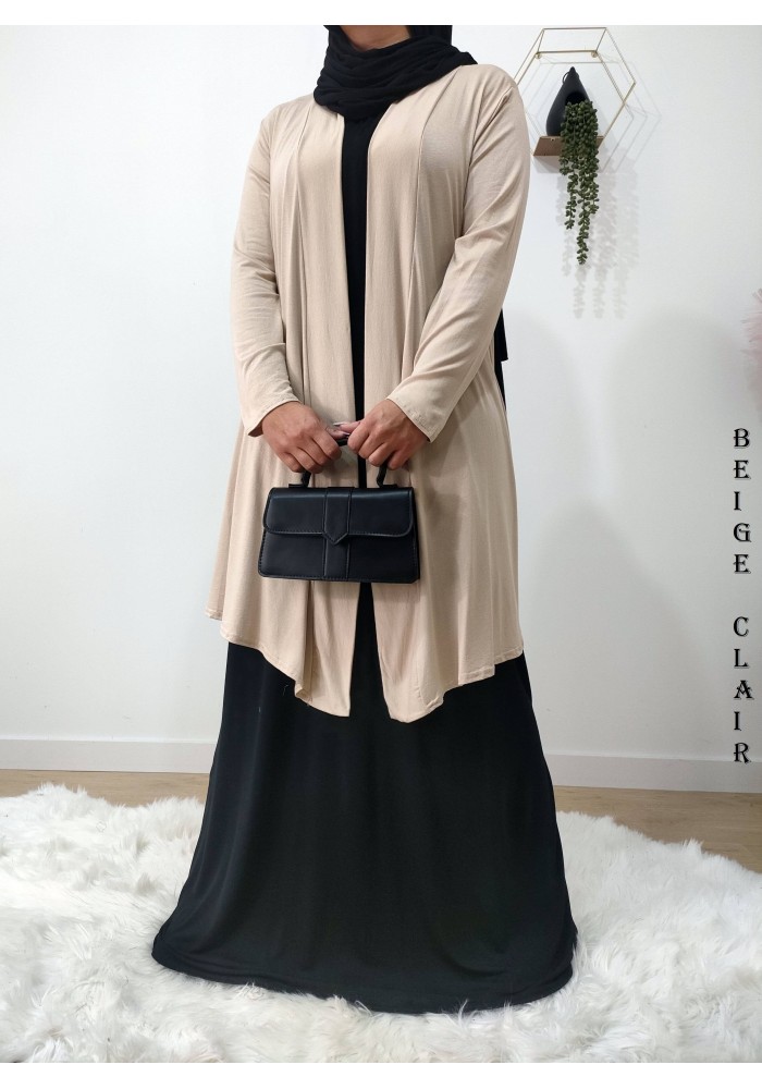 Gilet Long Femme en Viscose – Fabrication Française