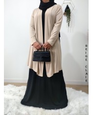 Gilet Long Femme en Viscose – Fabrication Française