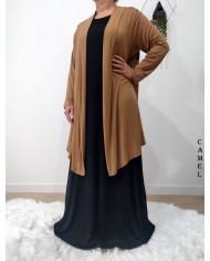 Gilet Long Femme en Viscose – Fabrication Française