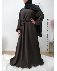 Robe Inaya avec Ceinture en Tissu Jazz – Made in France