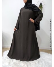 Robe Inaya avec Ceinture en Tissu Jazz – Made in France