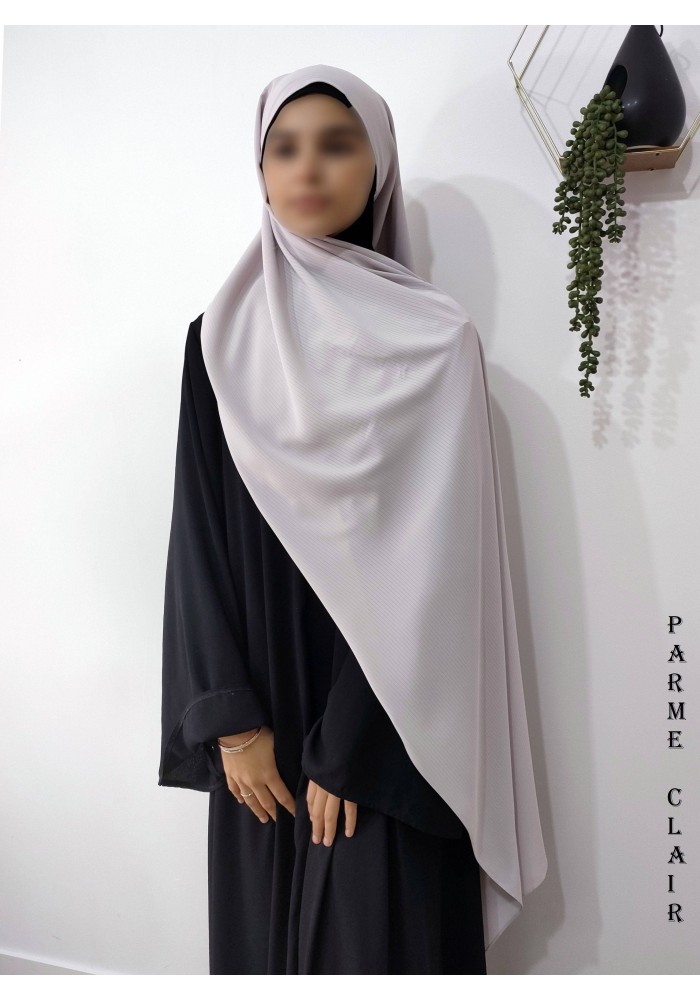 Hijab à enfiler (attache élastique intégrée) 190 X 70 cm