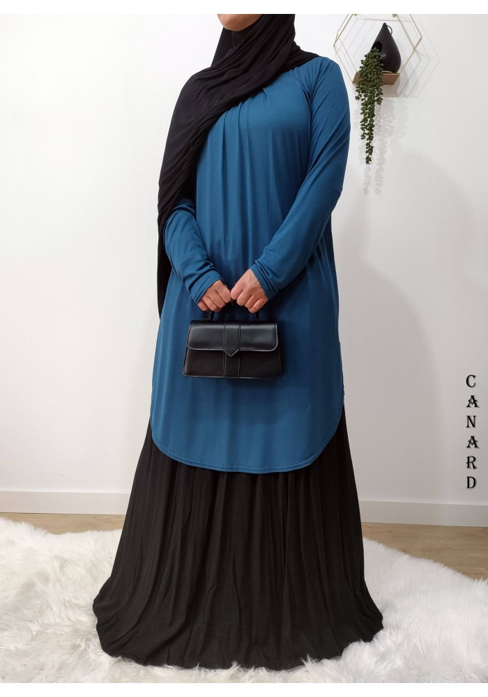 Tunique Longue Sabah en Viscose – Fabrication Française