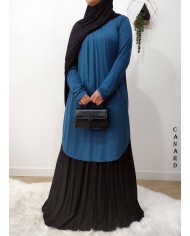 Tunique Longue Sabah en Viscose – Fabrication Française