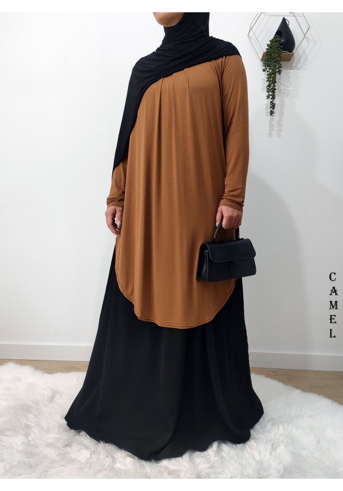 Tunique Longue Sabah en Viscose – Fabrication Française