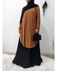 Tunique Longue Sabah en Viscose – Fabrication Française