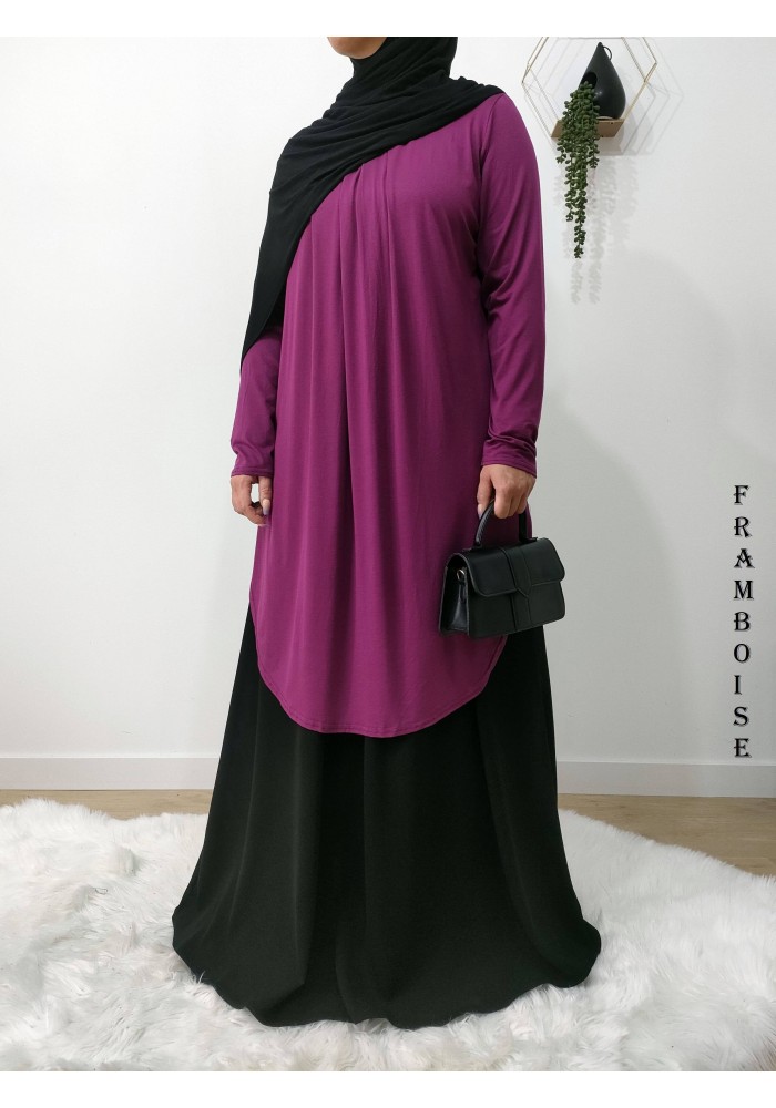 Tunique Longue Sabah en Viscose – Fabrication Française