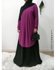 Tunique Longue Sabah en Viscose – Fabrication Française