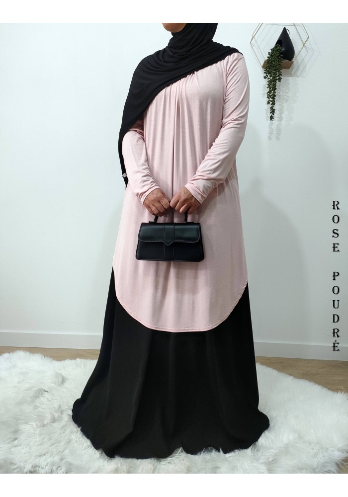 Tunique Longue Sabah en Viscose – Fabrication Française