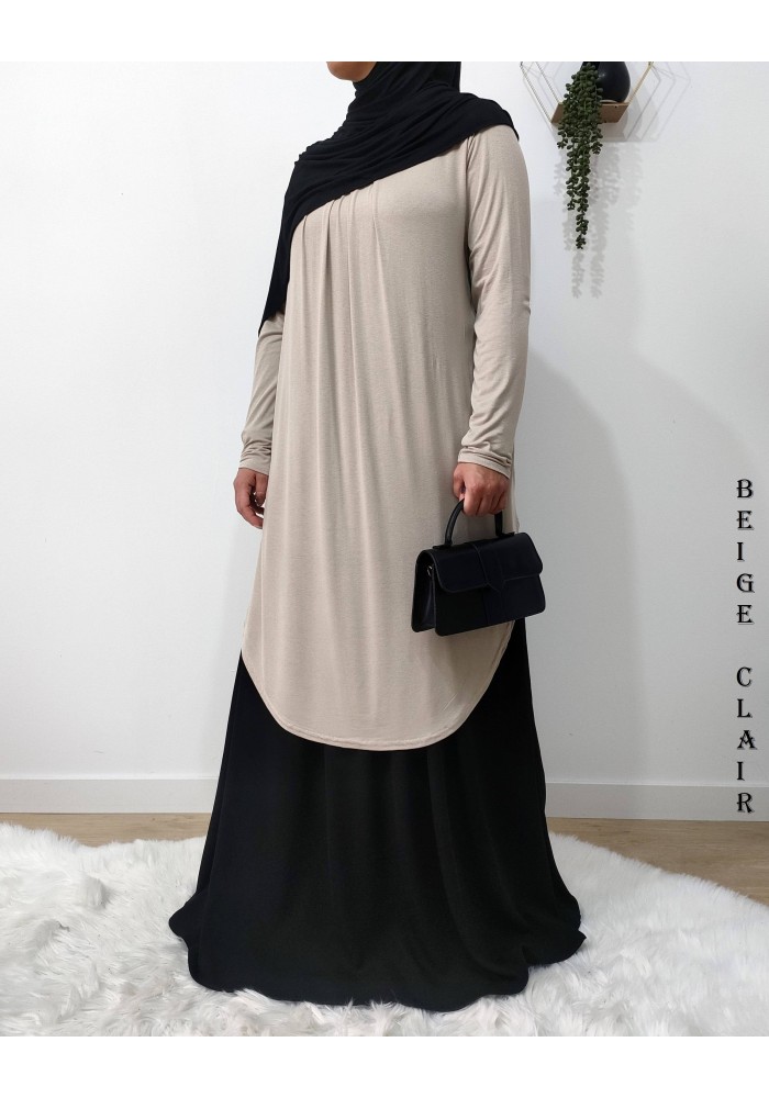 Tunique Longue Sabah en Viscose – Fabrication Française