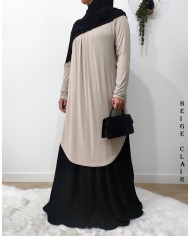 Tunique Longue Sabah en Viscose – Fabrication Française