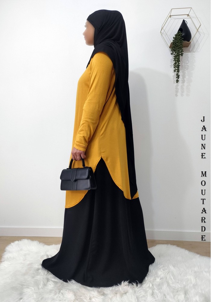 Tunique Longue Sabah en Viscose – Fabrication Française