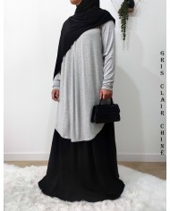 Tunique Longue Sabah en Viscose – Fabrication Française