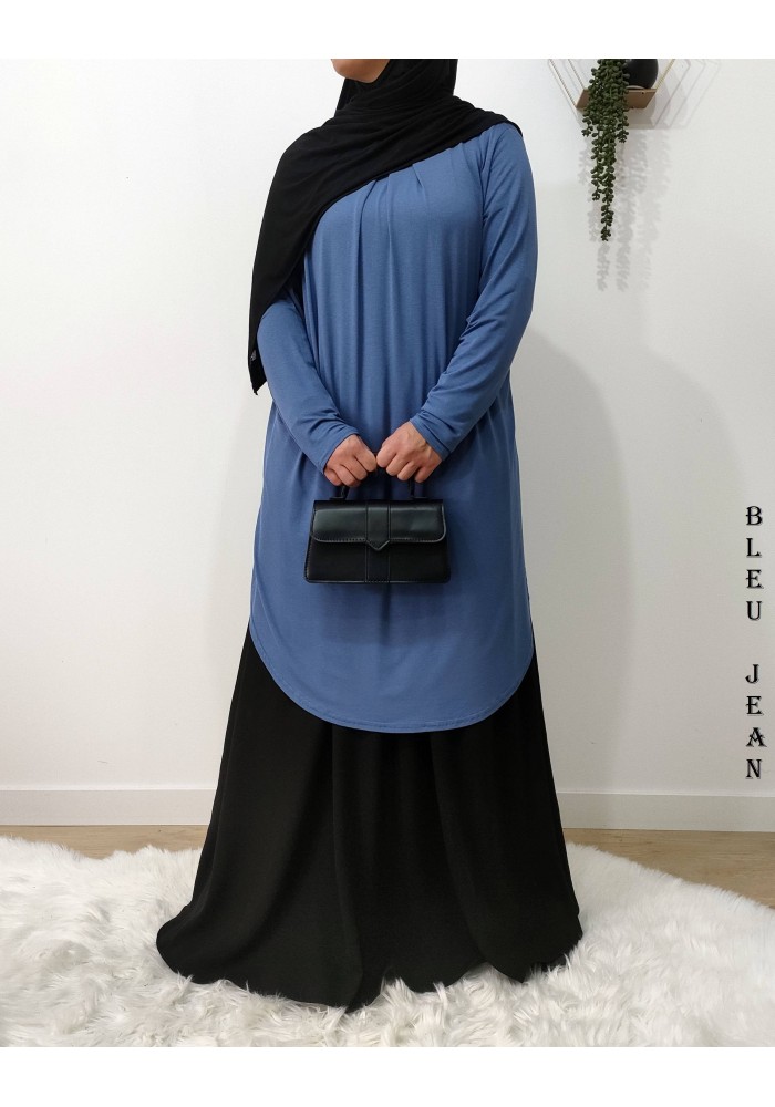 Tunique Longue Sabah en Viscose – Fabrication Française