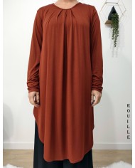 Tunique Longue Sabah en Viscose – Fabrication Française