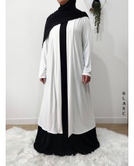 Gilet Extra Long en Viscose – Fabrication Française