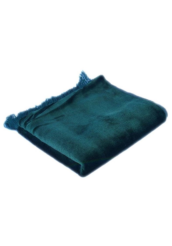 TAPIS DE PRIERE EN VELOURS COULEUR UNIE