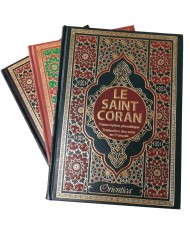 Le Saint Coran en langue arabe + Phonétique et Traduction des sens en français - Edition de luxe - Très grand format