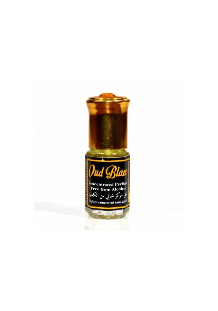 Parfum concentré sans alcool Musc d'Or "Oud Blanc" (3 ml) - Pour hommes