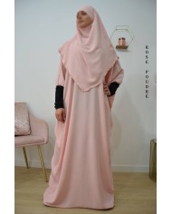 Ensemble Khimar et Robe Papillon en Tissu Jazz