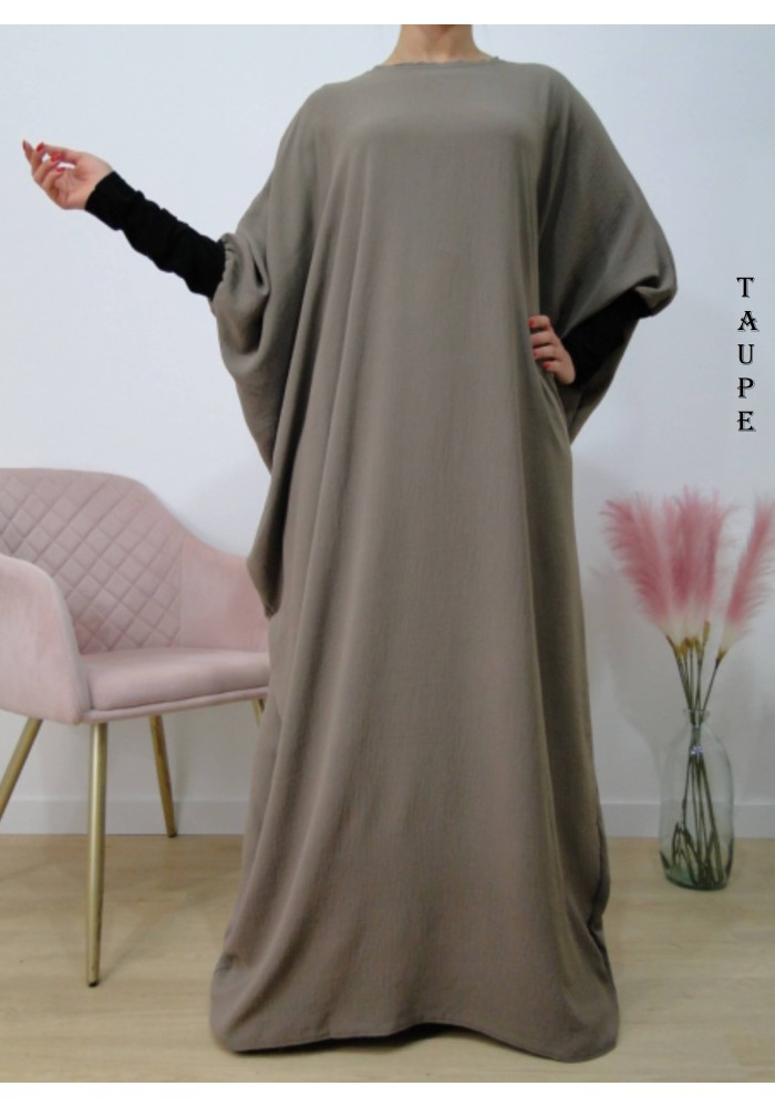 Ensemble "Khimar et robe papillon" (Tissu Jazz)