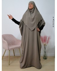 Ensemble Khimar et Robe Papillon en Tissu Jazz