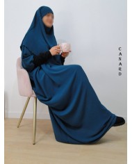 Ensemble "Khimar et robe papillon" (Tissu Jazz)