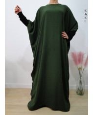 Ensemble Khimar et Robe Papillon en Tissu Jazz