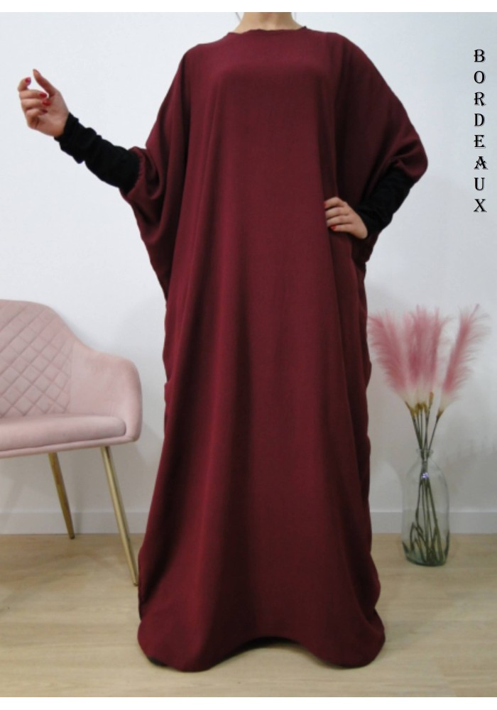 Ensemble "Khimar et robe papillon" (Tissu Jazz)