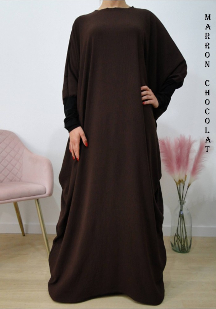Ensemble Khimar et Robe Papillon en Tissu Jazz