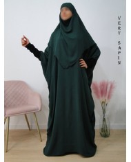 Ensemble Khimar et Robe Papillon en Tissu Jazz