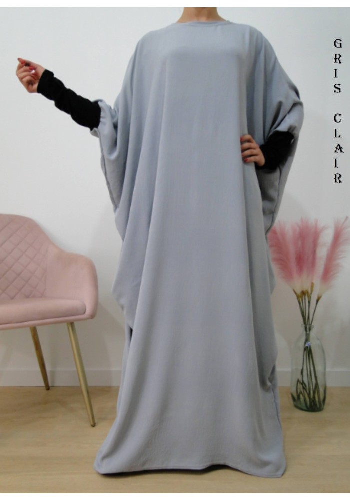 Ensemble "Khimar et robe papillon" (Tissu Jazz)