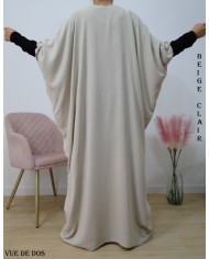 Ensemble Khimar et Robe Papillon en Tissu Jazz
