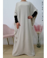 Ensemble Khimar et Robe Papillon en Tissu Jazz