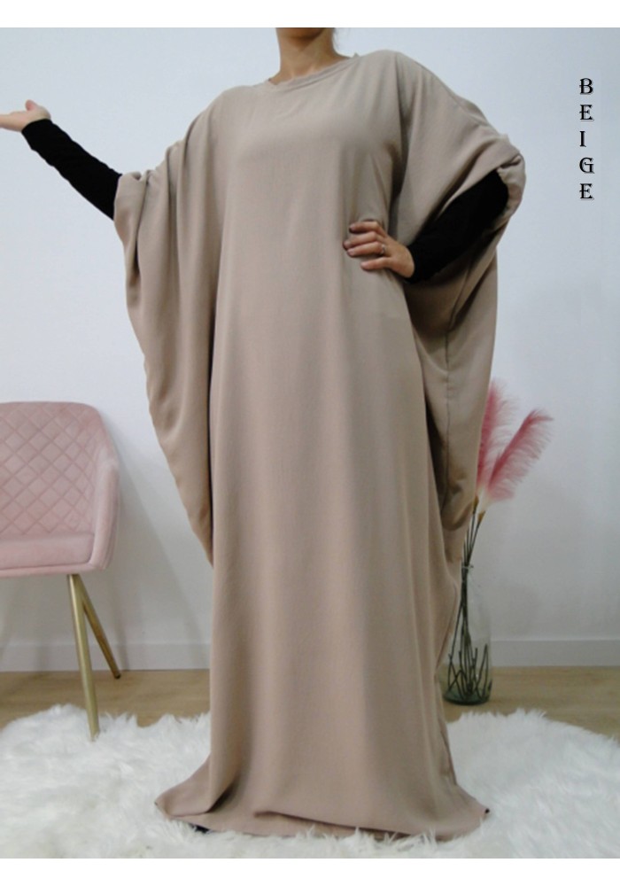 Ensemble Khimar et Robe Papillon en Tissu Jazz