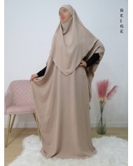 Ensemble Khimar et Robe Papillon en Tissu Jazz