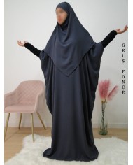 Ensemble "Khimar et robe papillon" (Tissu Jazz)