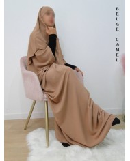 Ensemble "Khimar et robe papillon" (Tissu Jazz)