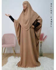 Ensemble "Khimar et robe papillon" (Tissu Jazz)